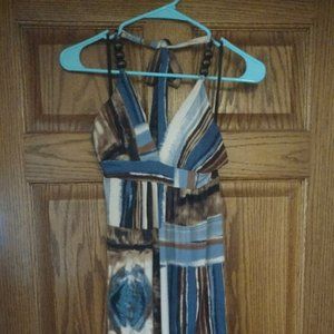 Beaded Halter Top Dress